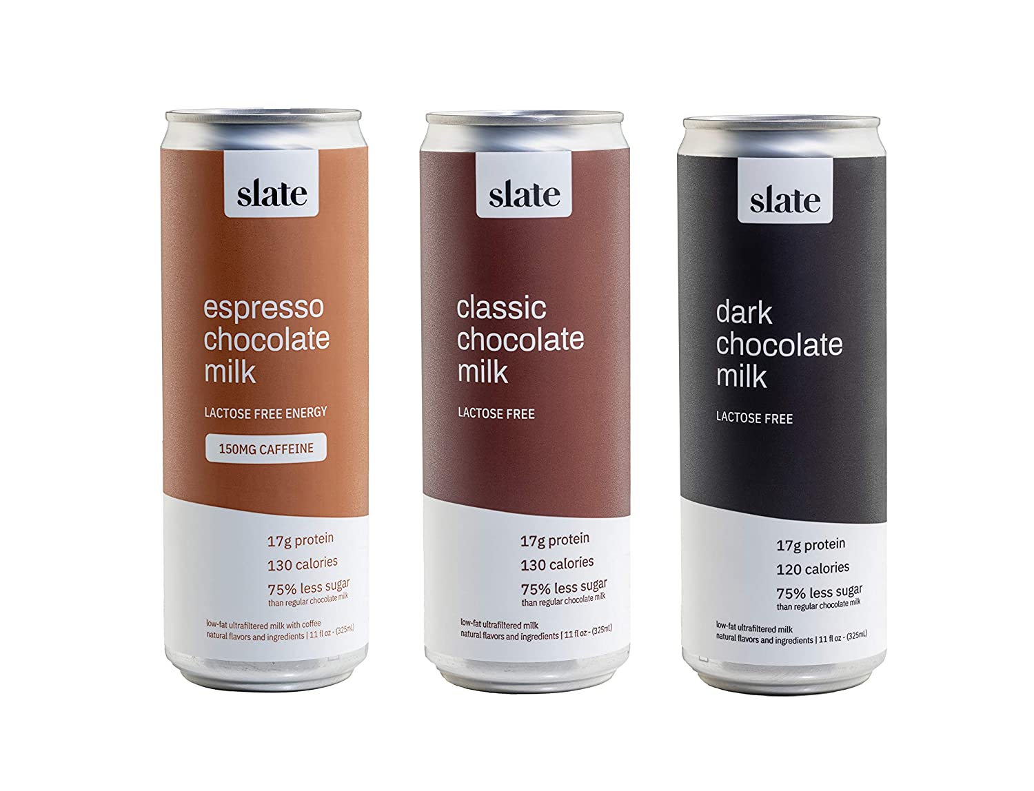 Slate Classic Chocolate Ultra-Filtered Milk Lactose Free - 11 oz can