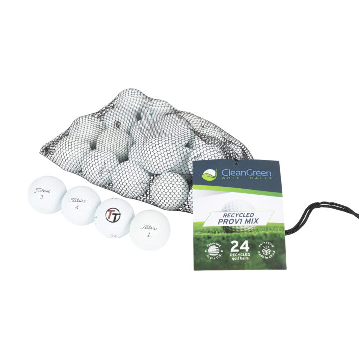Clean Green Golf Balls